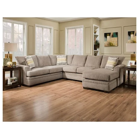 Sectional Sofa with Right Side Chaise